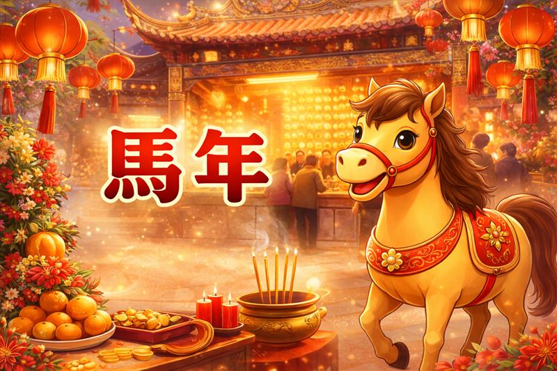 2026年進入丙午年馬年。（圖／CANVA製作）