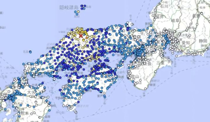 前氣象局地震測報中心主任郭鎧紋示警，民眾若近期前往日本這5個地區，要特別留意地震。（圖／日本氣象廳）