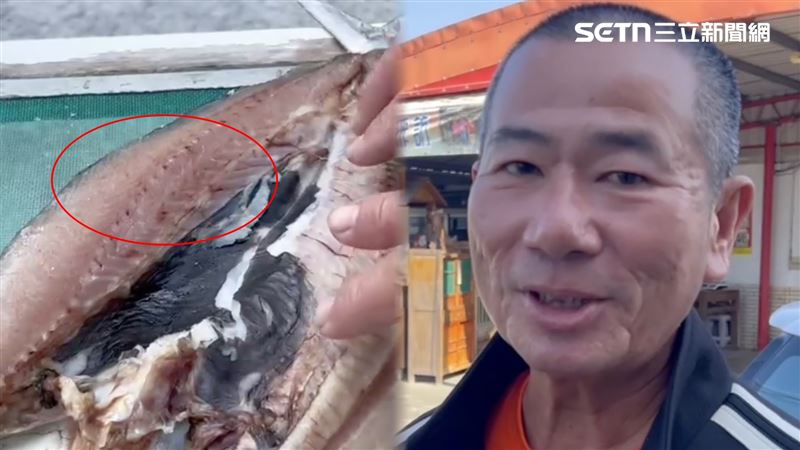 里長王文財買了10多尾虱目魚要做一夜干,從捕撈上岸、剖開清內臟、曝曬作業,前後至少超過10小時,卻發現魚屍自主顫動,嚇到不敢吃。(圖/翻攝畫面)