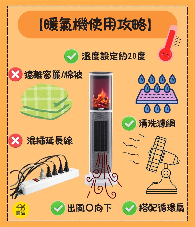486先生分享4招暖氣使用小知識給民眾參考。（圖／翻攝自486先生臉書）
