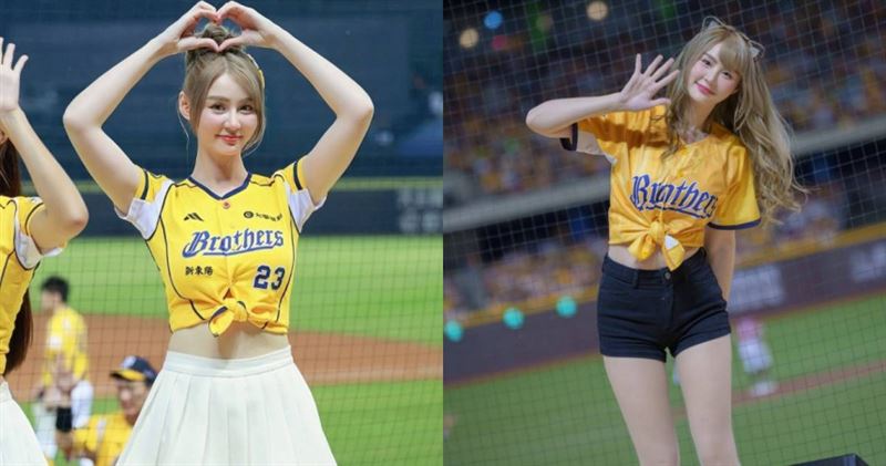 中信兄弟啦啦隊短今。（圖／翻攝IG／sammie_923）