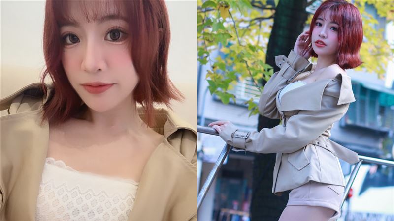 熊霓瘦一圈又剪髮。（圖／樂天桃猿提供）