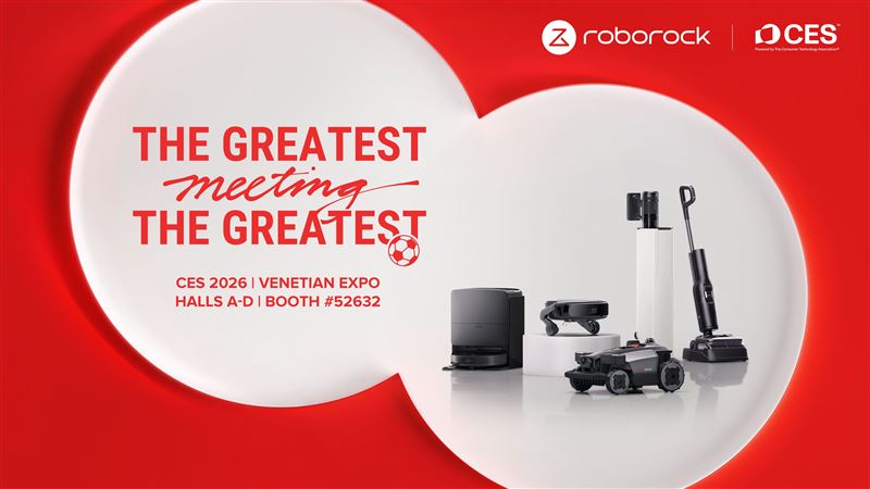 Roborock石頭科技參加2026年美國消費電子展（CES 2026），首次揭曉最新智慧居家地面清潔系列產品