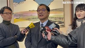 ▲法務部部長鄭銘謙嚴厲譴責恫嚇台灣司法官行徑。（圖／記者楊佩琪攝）