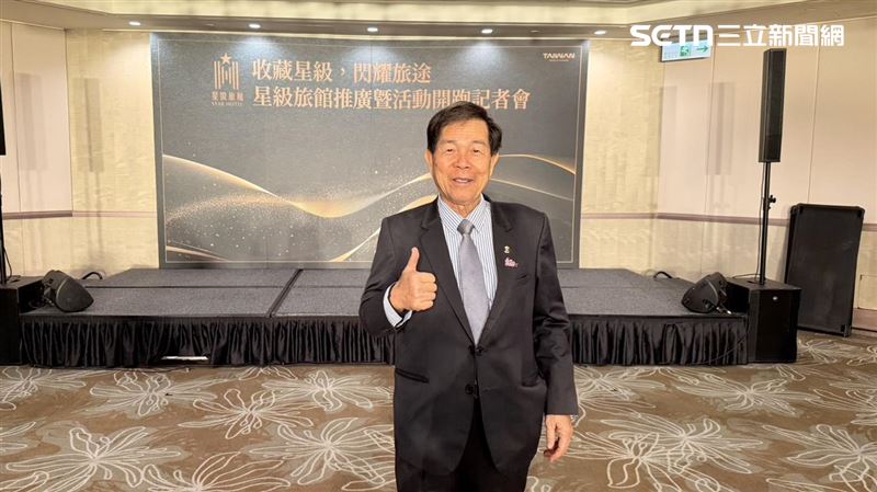 台灣星級旅館協會理事長蔡永興。（圖／記者李育道攝影）