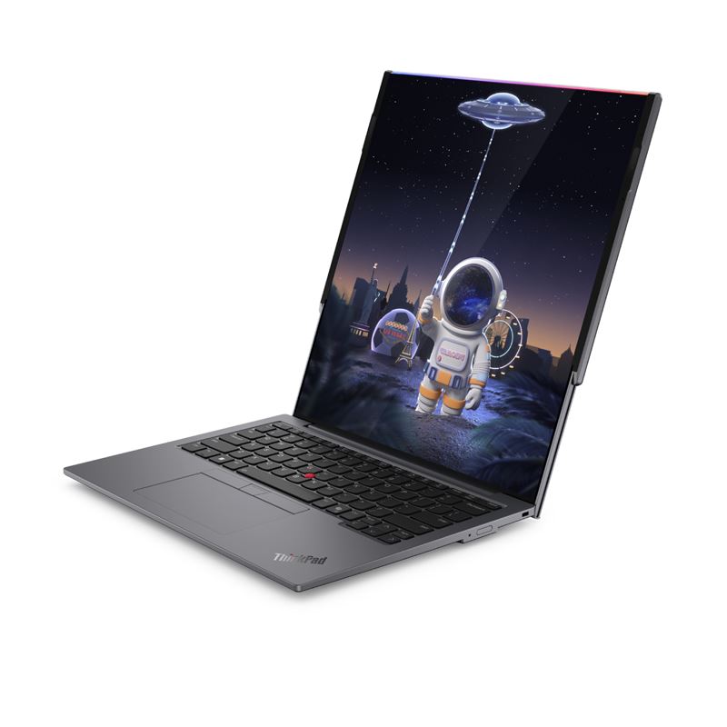 ThinkPad Rollable XD概念筆電為全球首創採用向外展開設計、具備對外顯示螢幕的裝置之一