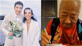  蕭敬騰（左）的岳父、資深藝人林光寧於13日病逝於北醫，享壽75歲。右為Summer。（圖／喜鵲娛樂提供）