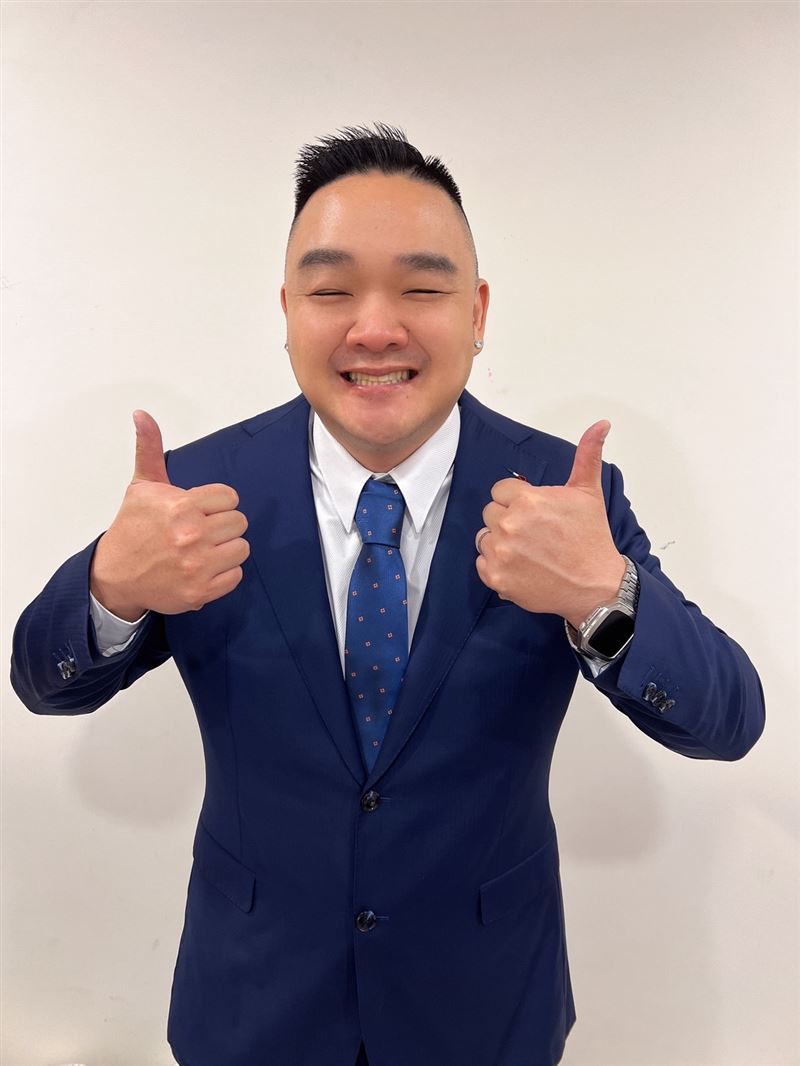 林道遠在中信房屋的舞台上，為無數家庭找到幸福的歸宿，也為自己拼出了千萬業績。（圖／林道遠提供）