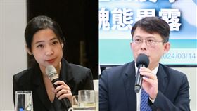 苗博雅說，網路上很多人被徐巧芯（左）、黃國昌（右）這些藍白民代誤導，以為付委就變成要付錢。（組合圖／翻攝自徐巧芯、黃國昌臉書）