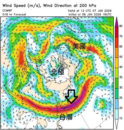 鄭明典分析近來台灣天氣偏冷的原因。（圖／翻攝自鄭明典臉書）