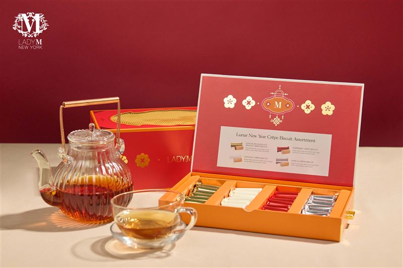 以LADY M千層蛋糕的可麗餅皮(Crêpes)為發想製作出以餅皮捲起再填入香甜內餡的「可麗捲餅」。(圖/品牌業者提供)