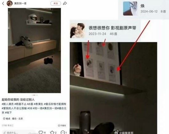 劉一諾發文被質疑是戀愛證據。（圖／翻攝自微博）