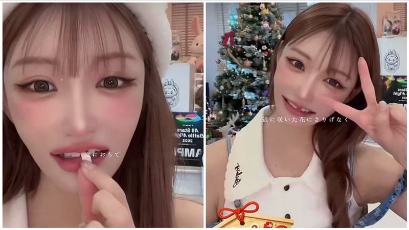 明日花綺羅因為手術麻醉意外缺牙，意外引起網友討論。（圖／翻攝明日花綺羅X）