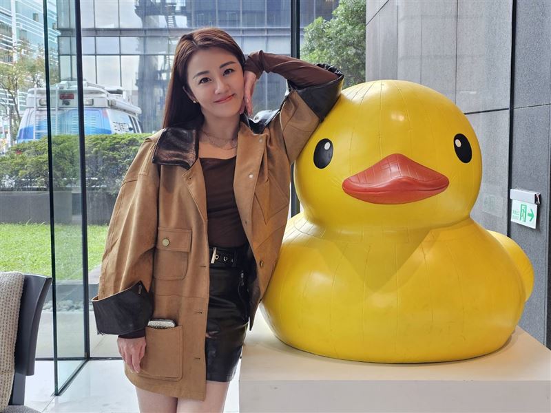 楊佩潔錄影受訪。（圖／記者蔡維歆攝影）