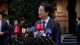 總統賴清德出席「法務部調查局調查班第62期結業典禮」時受訪（圖／翻攝畫面）