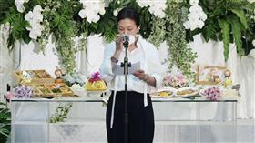 林光寧告別式。林有慧。（圖／記者趙于瑩攝影）