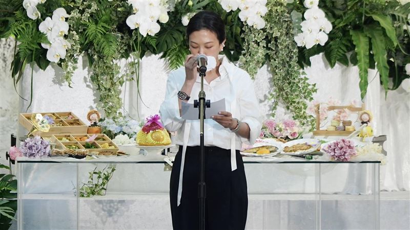 林有慧淚別父親林光寧　嘆：他會放心不下