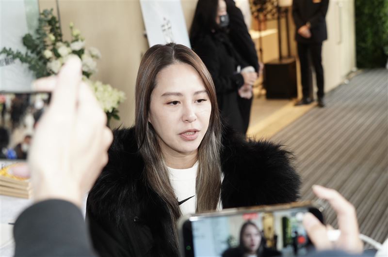 黃小柔回憶與林光寧聚會互動。（圖／記者趙于瑩攝影）