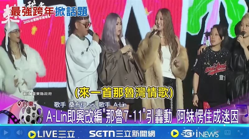 A-Lin《那魯-7-Eleven》讓《東!帶我走》完勝全台跨年,專家曝殘酷真相以及成為教科書等級的行銷學教材。(圖/翻攝自三立新聞網)