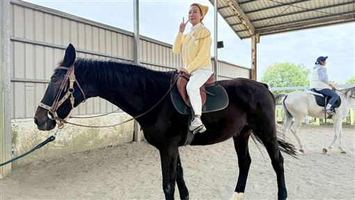 騎馬突失控爆意外　楊繡惠慘遭甩飛半空中