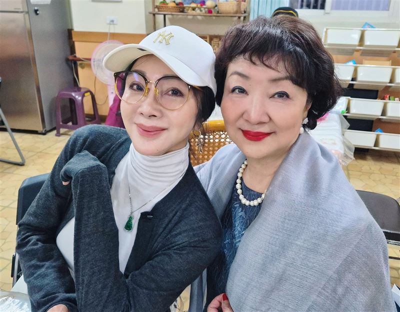 陳美鳳分享張瑠瓊近照，兩人在《長男的媳婦》飾演婆婆與媳婦。（圖／翻攝自臉書）