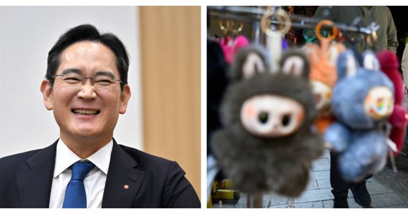 三星總裁買拉布布話題一度登上百度實時熱搜榜。(圖/達志/美聯社,下同)