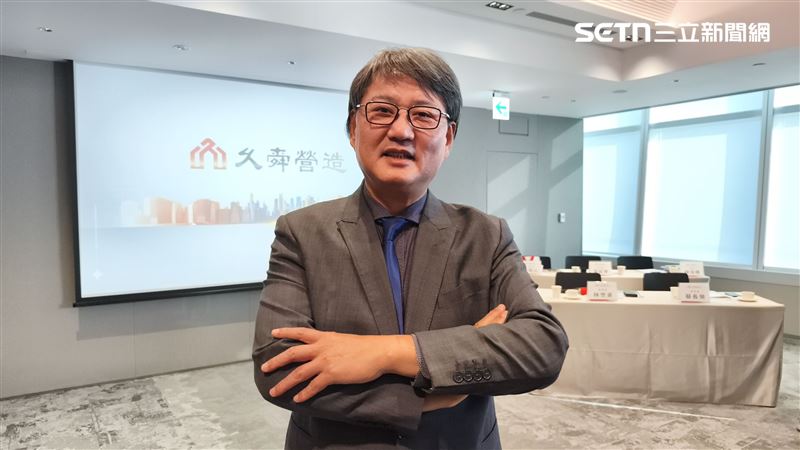林世貞看好，台灣老屋更新、社會住宅及高科技廠辦三大市場，久舜上櫃腳步不受房市急凍影響，將如期推進。（圖／記者陳韋帆攝影）