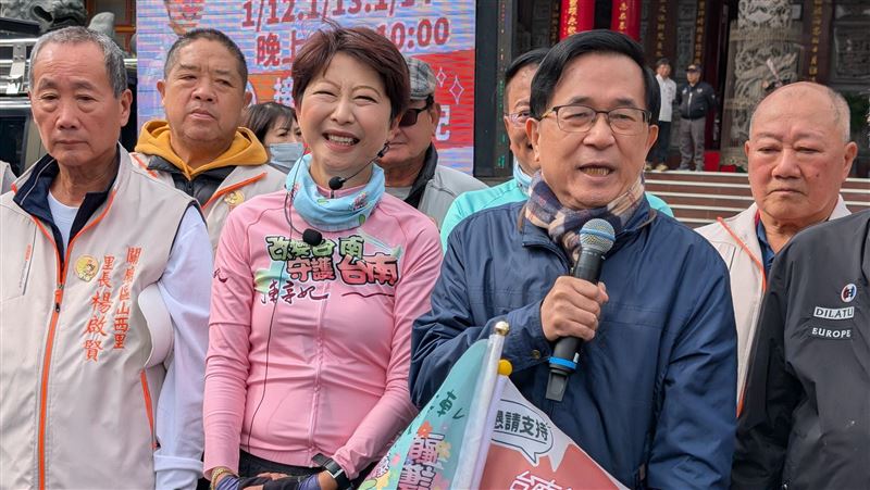 節目喊卡後首現身　陳水扁巧遇挺陳亭妃
