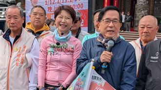 節目喊卡後首現身　陳水扁巧遇挺陳亭妃