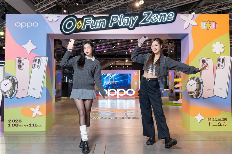 OPPO「科技潮玩所」打造百坪沉浸式體驗空間,台北三創限時登場