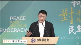 副主委兼發言人梁文傑。（圖／翻攝畫面）