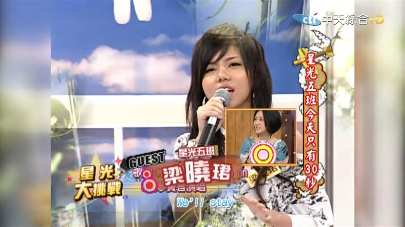 梁曉珺曾登上《康熙來了》,高音卻意外「翻車」。(圖/翻攝自我愛貓大YouTube)