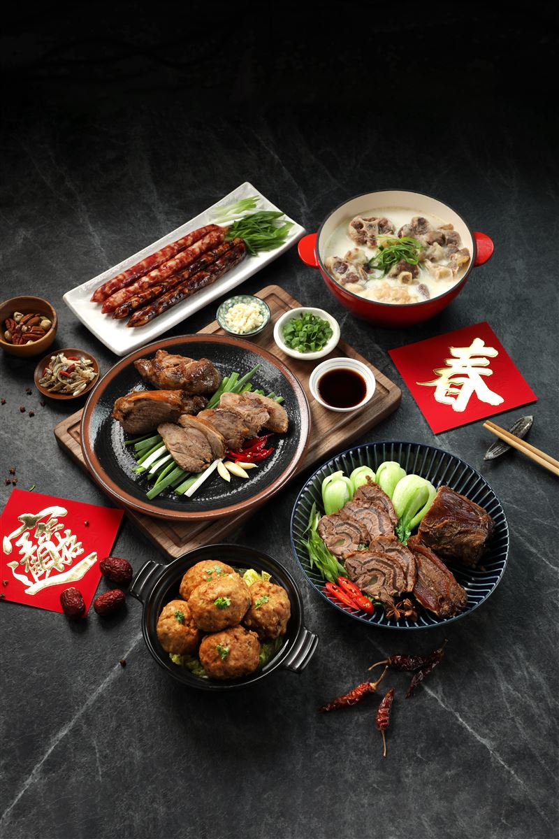 湯瑪仕肉舖年節鉅獻，三款「外婆私房年菜」，以手路滷味還原記憶中「家的味道」。（圖／品牌業者提供）