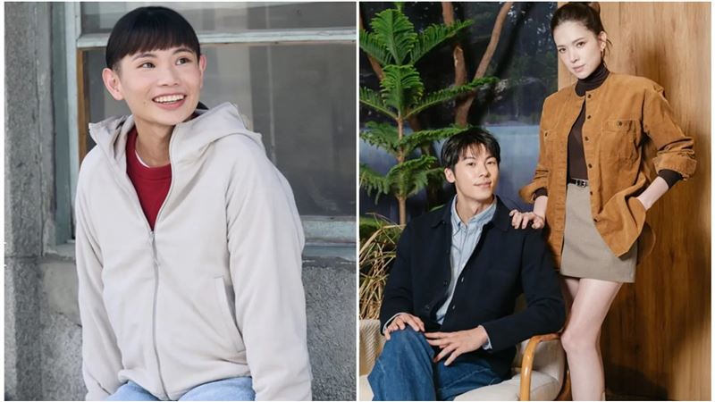 戴資穎、許光漢、許瑋甯都是UNIQLO代言人，私下也常穿該品牌衣服。（翻攝Uniqlo Taiwan臉書）