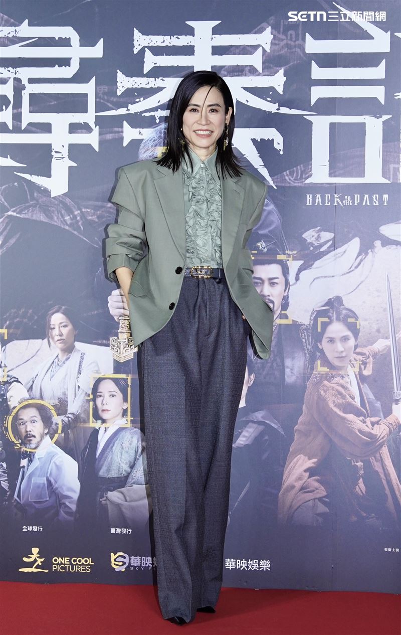 宣萱表示來台很開心,又可以吃到美食了。(圖/記者趙于瑩攝影)