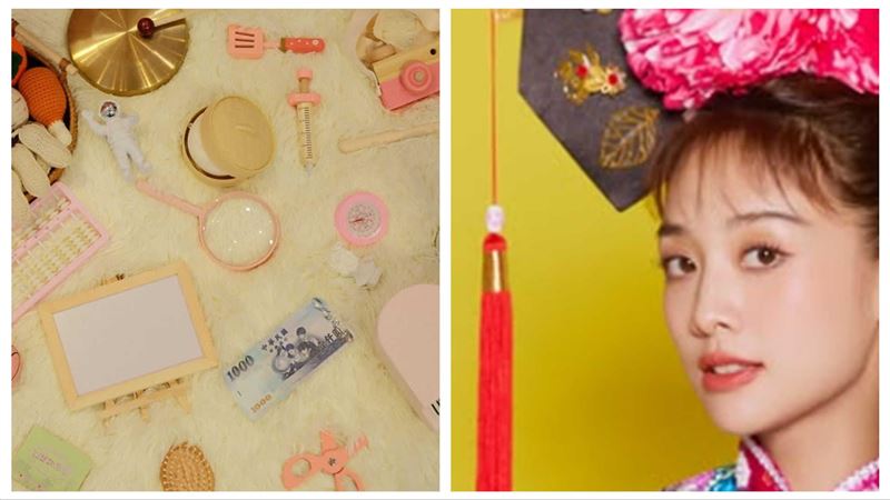 鬼鬼替女兒辦抓周 側面視角爆出深邃輪廓