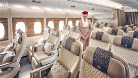 阿聯酋台北線升級，3月起首推豪華經濟艙。（圖／阿聯酋航空提供） 