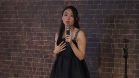 喜劇演員林妍霏脫口秀段子引發爭議。（圖／翻攝自STR Network YouTube）