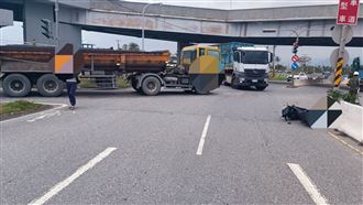 空軍士兵闖紅燈被撞飛　驚悚瞬撞畫面曝光