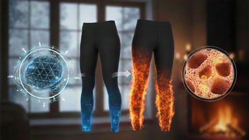 冬天也能有名模腿！石墨烯火山岩一穿即暖