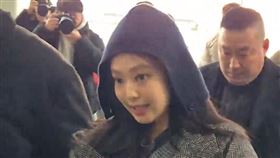 Jennie準備出發來台。（圖／翻攝自Newsen）