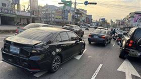 彰化,飲酒,宿醉,連撞4車,酒測超標,送辦（圖／翻攝畫面）