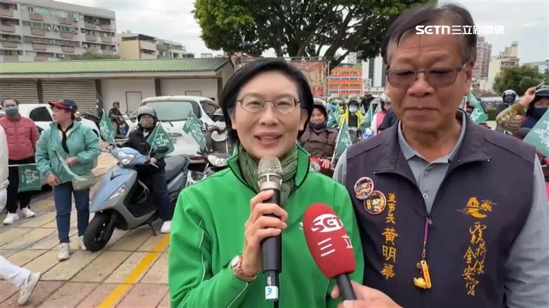 林岱樺跨越38區串連行動，獲得支持者加油打氣