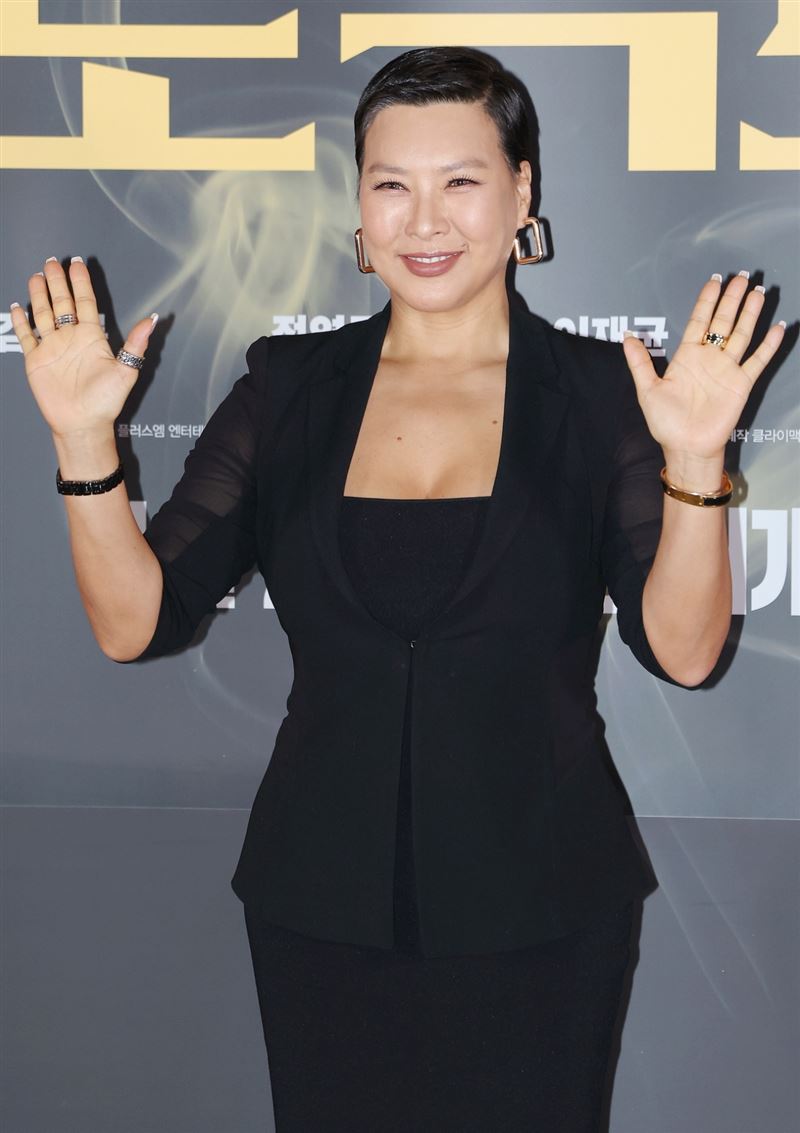 鄭英珠出席媒體試映記者會。（圖／翻攝自YonhapNews）