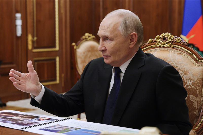 普丁疑用可搭載核彈頭的飛彈，對烏克蘭發動攻擊。（圖／美聯社／達志影像）