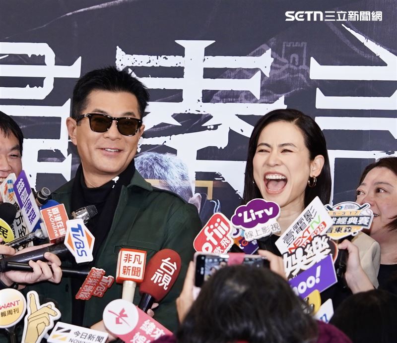 古天樂、宣萱兩人合作了20多年。(圖/記者趙于瑩攝影)