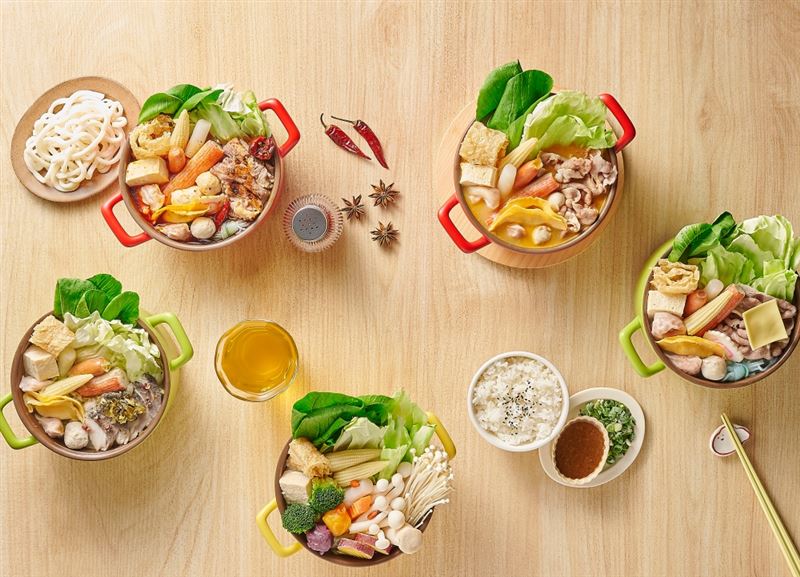 舞古賀mini鍋物點鍋物送韓式白蘿蔔。(圖／舞古賀mini鍋物提供)