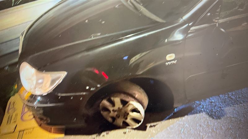 中壢深夜上演警匪追逐！警方隨即果斷朝左前輪開槍制止。（圖／桃園電子報提供）