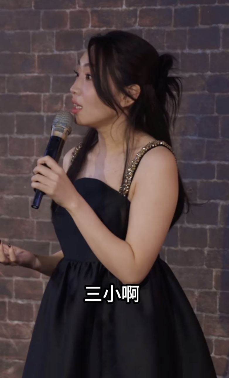 林妍霏脫口秀段子引發爭議。 （圖／翻攝自IG）