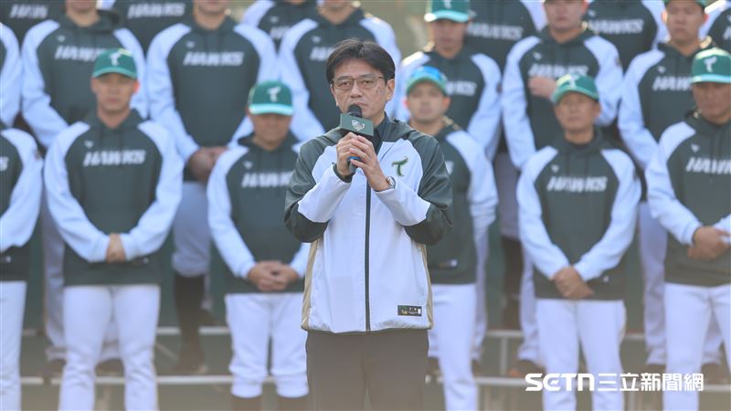 台鋼雄鷹球團領隊劉東洋。(圖/記者劉彥池攝影)